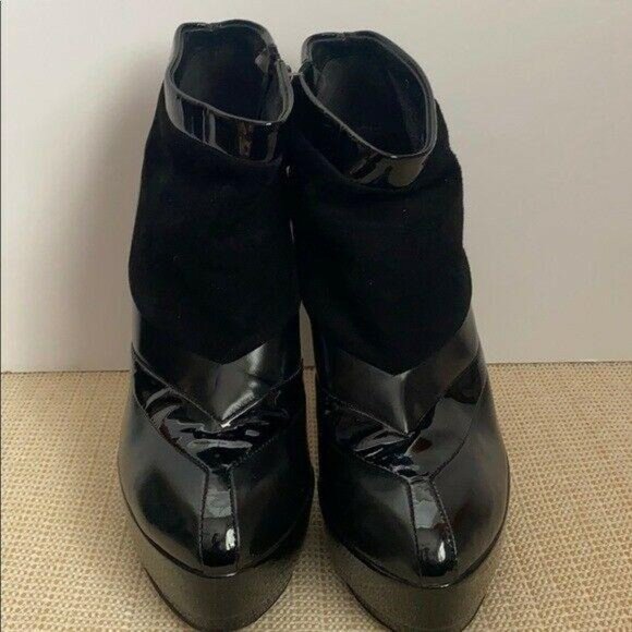 Authentic GUCCI Suede Leather Ankle Boots Sz 36.5 - Picture 3 of 12